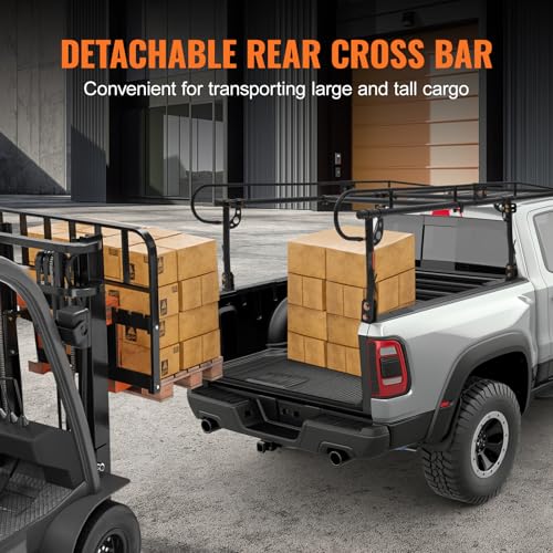 image for VEVOR Truck Ladder Rack, 1000 LBS / 454 KG Strong Capacity Truck Racks