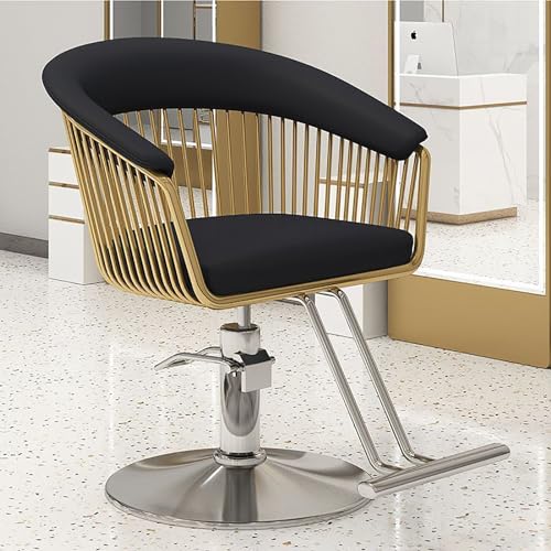 Adjustable Hydraulic Salon Chair with Foot Rest – Professional Hairdressing &amp; Beauty Styling Chair for Ultimate Comfort &amp; Convenience in Salons