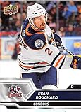 2019-20 UD AHL Hockey #10 Evan Bouchard Bakersfield Condors Official American Hockey League Trading Card by Upper Deck