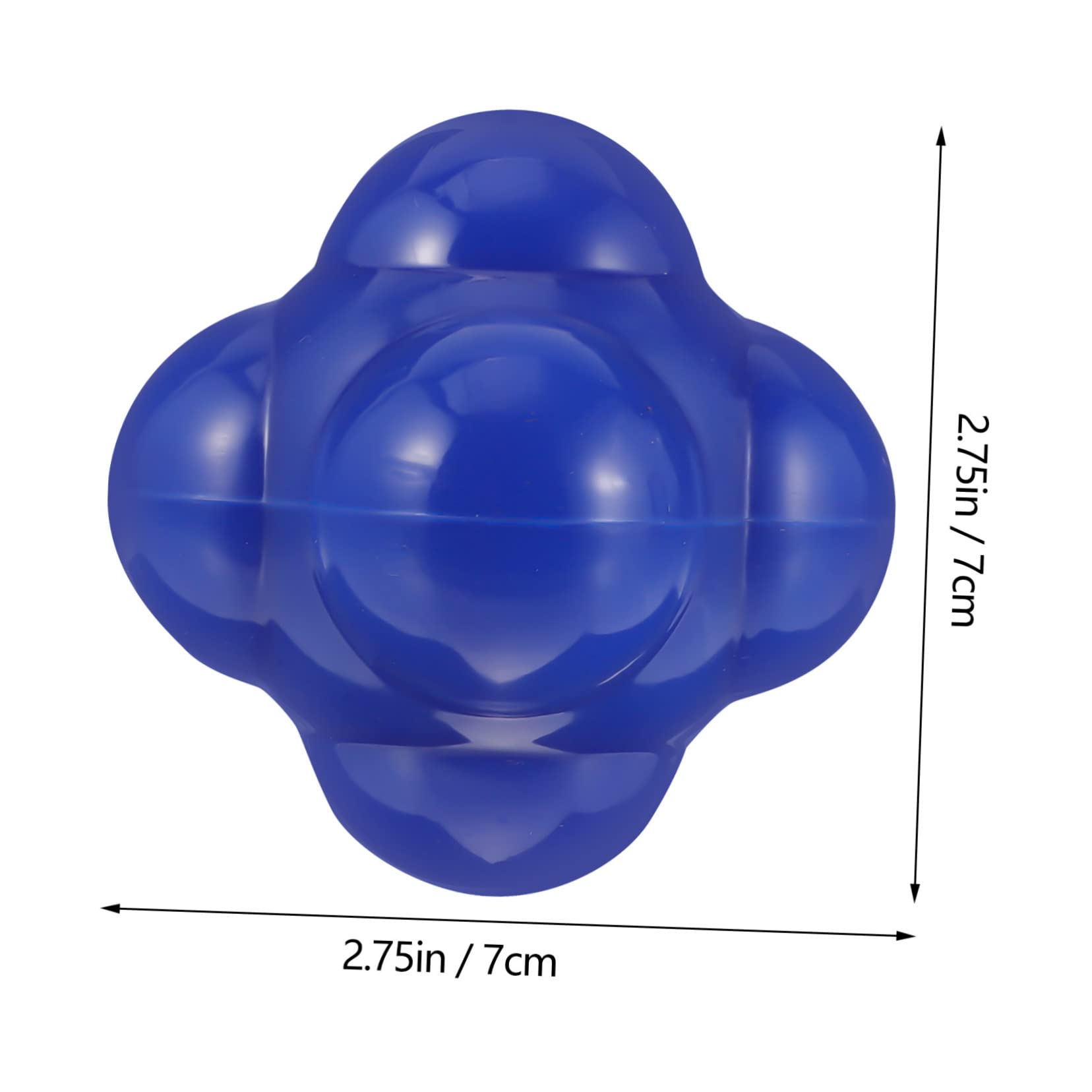 KICHOUSE Agility Ball Hexagon Training Equipment for Reaction Time Agility Training Large Silicone Ball for Baseball Soccer Football