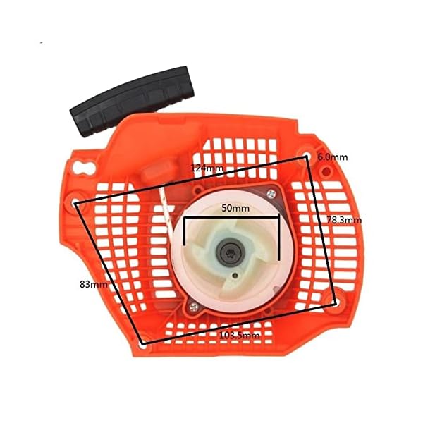 SEEDDFF Kettensäge Recoil Starter Benzin Kettensäge Motor Ersatzteile Passend for Husqvarna 435 435e 440 440e Kettensäge… – Bild 3