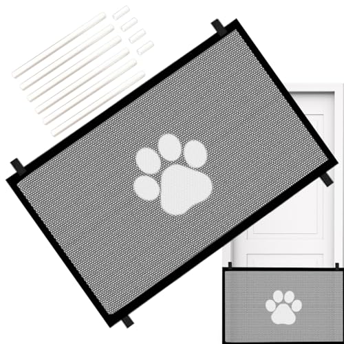 Scudo Delle Scale Per Animali Domestici - Schermo Estensibile, Per La Casa | Partizione Ampia, Fermo Telescopico, Bloccante Di Chiusura Flessibile Per Camere, Balcone, Passaggio Del Por