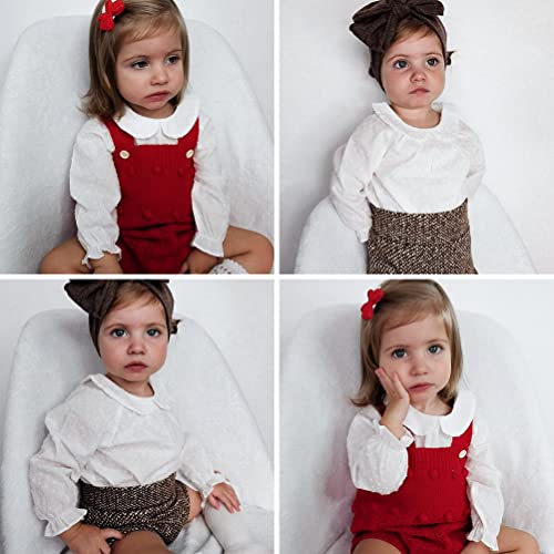 Curipeer Girls White Button Down Shirt with Peter Pan Collar Long Sleeve Blouse2