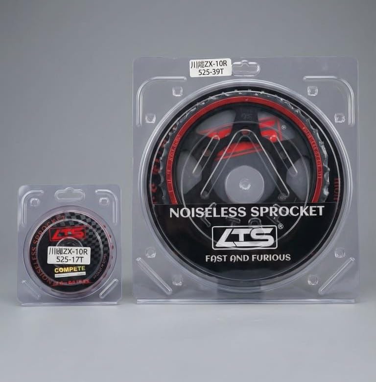 LTS Noiseless Chain Sprocket Kit for Kawasaki ZX10R | 525 Pitch