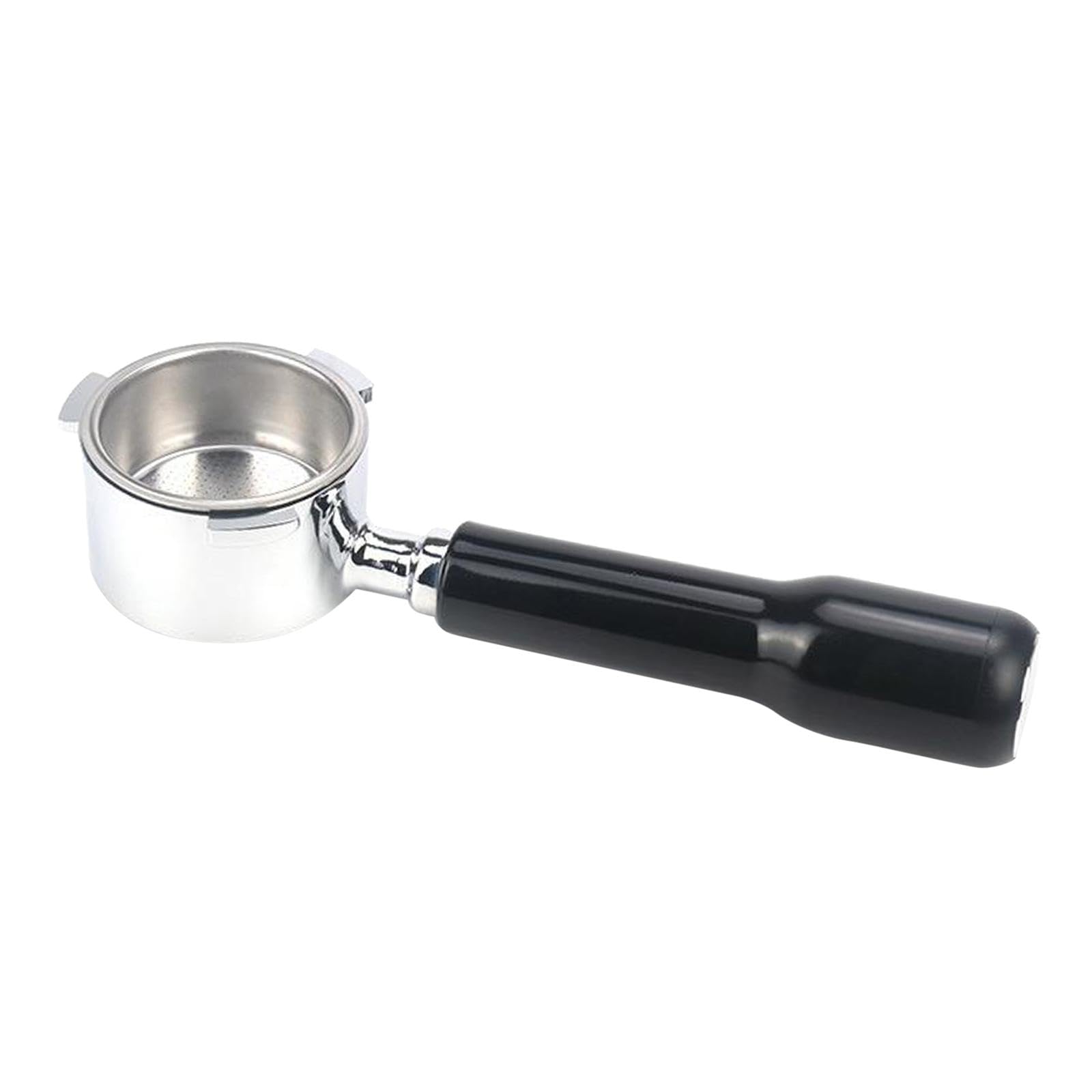 Gralara Kit de Portafiltro Bottomless de 51mm con Tamper de Acero Inoxidable Y Distribuidor de Café con Mango de Madera Maciza para Máquinas de Café