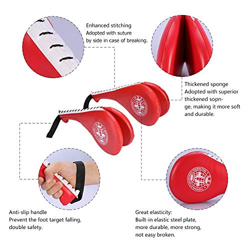 Raquette Tae Kwon Do, Taekwondo Arts Martiaux Boxe, Pad Target PU Dule