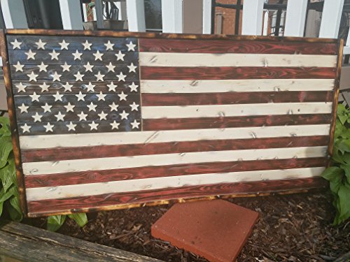 American Flag Wall Decor | Rustic American Flag | Vintage Wooden Flag American Flag Wall Decor | Rustic American Flag | Vintage Wooden Flag