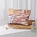 HEY M&Q Corduroy Colour Striped Cosmetic Bags for Women,Travel Make up Bag Large Capacity Canvas Makeup Pouch, Lipstick Brushes Organizer Zipper Period Kit Cluth