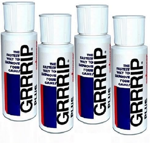GRRRIP Plus Enhancer, Improve Grip, Dry Hands Grip Lotion (2 Ounce Bottle, 4-Pack) Also available in 12-Pack