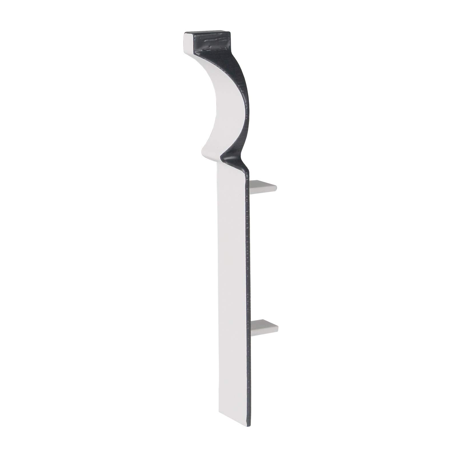 1 x Anthracite Grey Roomline 90° Internal Corner uPVC Plastic Skirting Board Joint