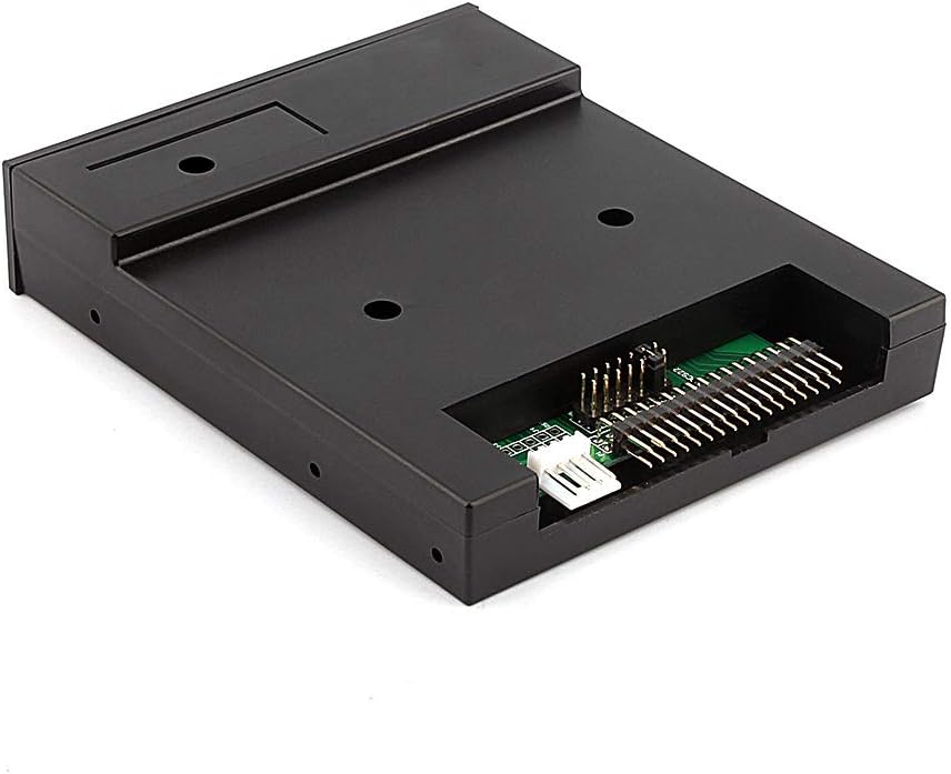 Floppy & Tape Drives-3.5in 1.44MB Sfr1m44-u100k Updated Version USB Flash Disk Floppy Drive Emulator + CD Screws Black