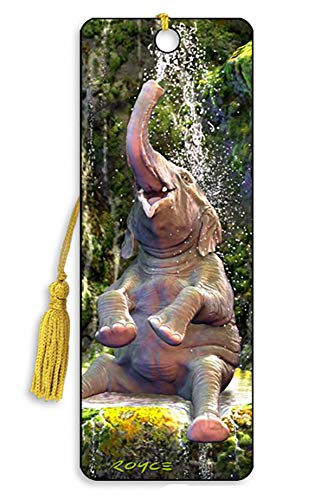 Artgame 3D Royce Bookmark - Elephant Bath