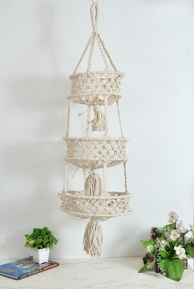 See full amazon price history chart for pepme Macrame Hanging Planter Pot, Storage, Triple Baskets, 14,12,10 inches pepme Macrame Hanging Planter Pot, Storage, Triple Baskets, 14,12,10 inches (B09DP1KZQ1) Amazon Price History, Amazon Price Tracker