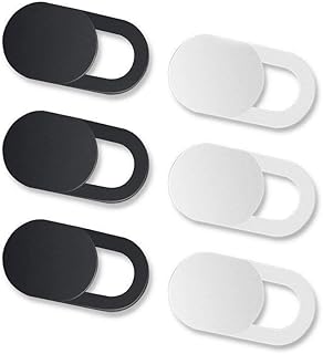 Webcam Cover Slider, Laptop Camera Cover Nkomax 0.027in Ultra-Thin fits Echo Spot Smartphones Tablets Macbooks Computers D...