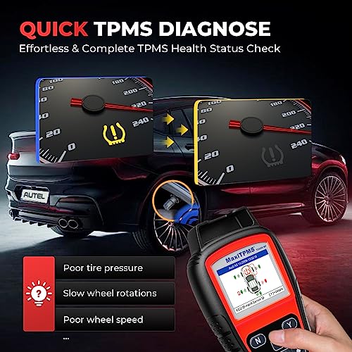 Autel MaxiTPMS TS508WF TPMS Programmiertool, 2025 WiFi Ver. von TS508 TS501Pro TS408S, Programm MX-Sensor, Zurücksetzen/Lernen/Aktivieren Alle RDKS Sensoren, TPMS Scan-Werkzeug DTCs Lesen/Löschen