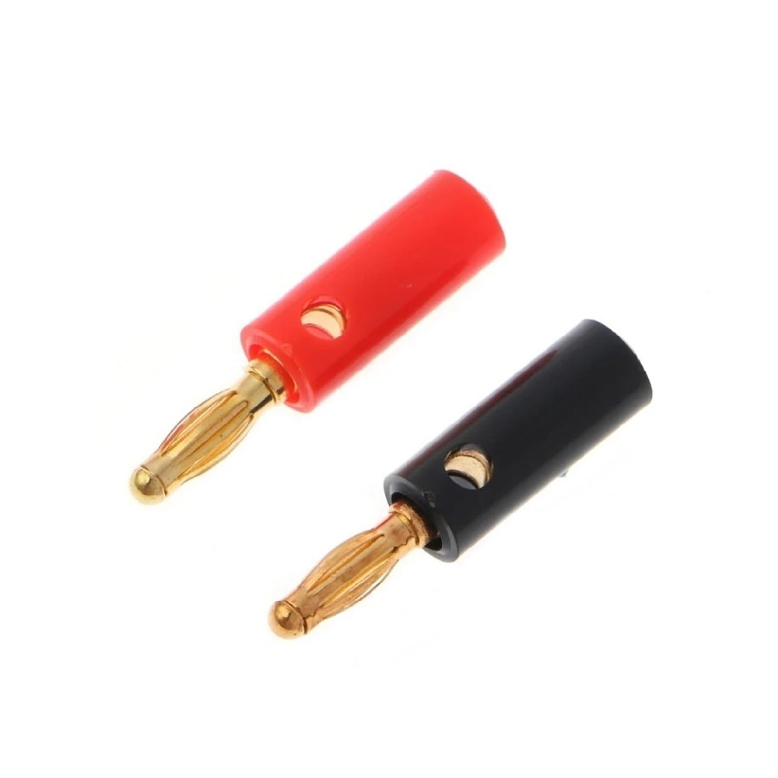 10 szt. 4 mm pozłacana śruba głośnikowa wtyczka bananowa złącze kabel audio