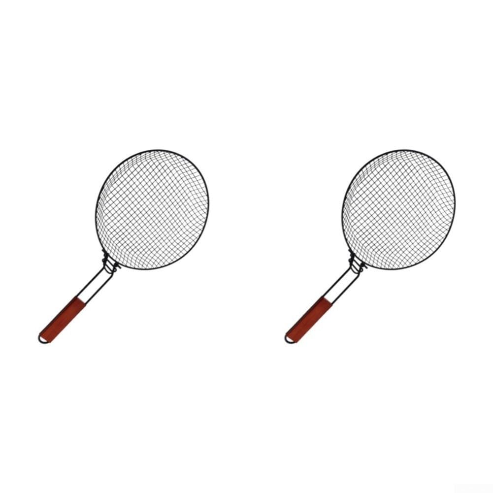 Cesta Plegable Barbacoa 55x31cm para acero Inoxidable Cesta Plegable(2PC)