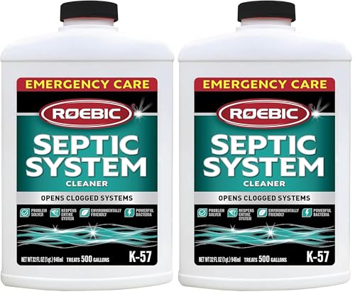 Image of Roebic K-57-Q Septic System Cleaner: 32 Ounces, Cleans and Maintains Septic Systems for Optimal Performance (Pack of 2)