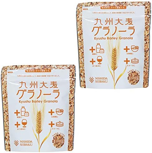 Amazon Co Jp 西田精麦 九州大麦グラノーラ 0g 2個 食品 飲料 お酒