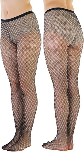 Image of ToBeInStyle Women's Argyle Checkered Diamond Rhombus Net Opaque Sheer Tights Pantyhose