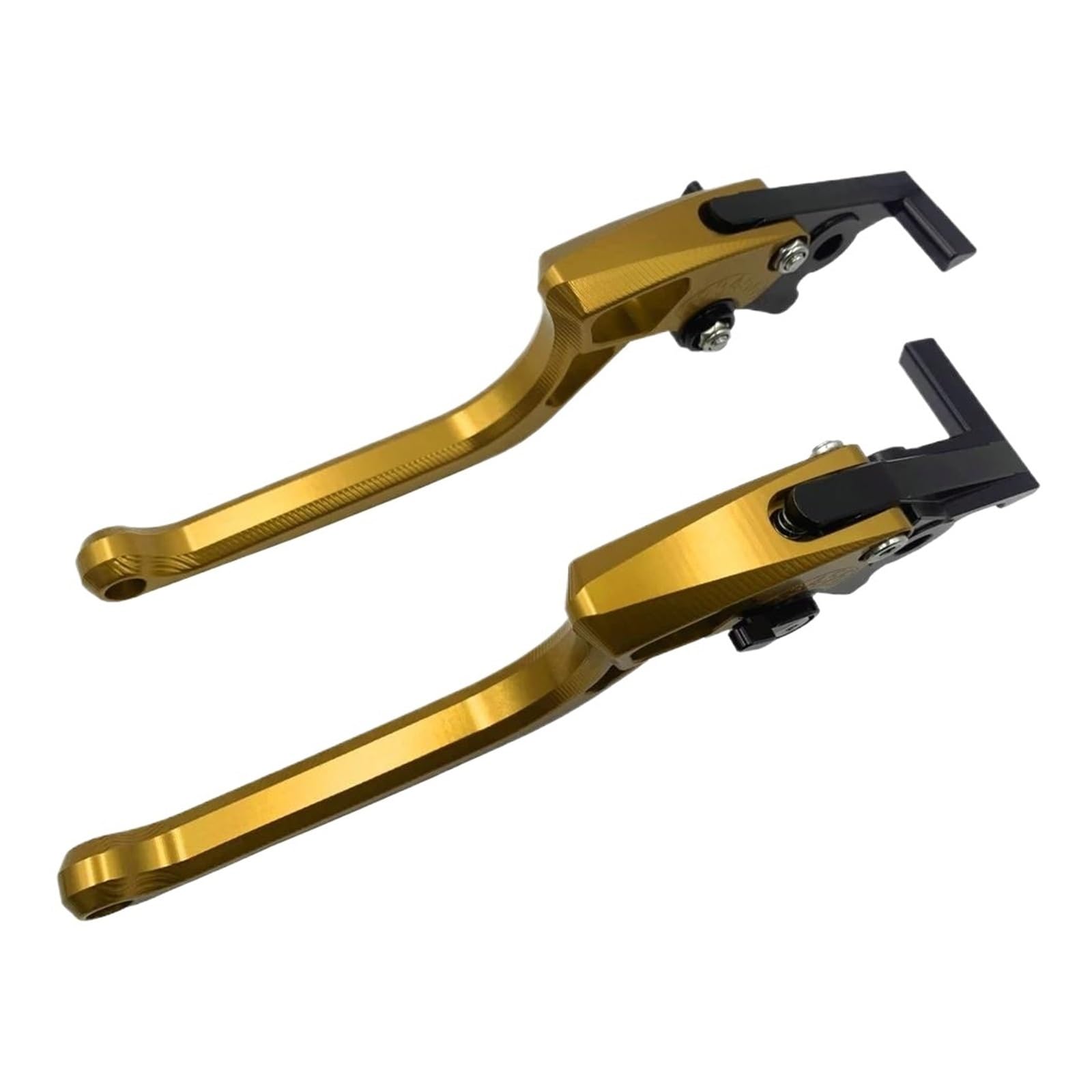 Mrbvhgpkut Gold Motorcycle Brake Clutch Motorcycle Clutch Brake Lever Handle Levers 6-Speed Adjustment For Ninja650 Z900 Z900rs Z1000 Z800 Zx6r Zx10r(Gold)