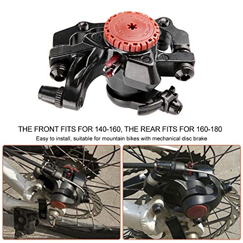 VIFERR Bike Brakes, Mountain Bike Aluminum Alloy Rear Disc Durable Mechanical Caliper Brake Bike Bicycle Parts