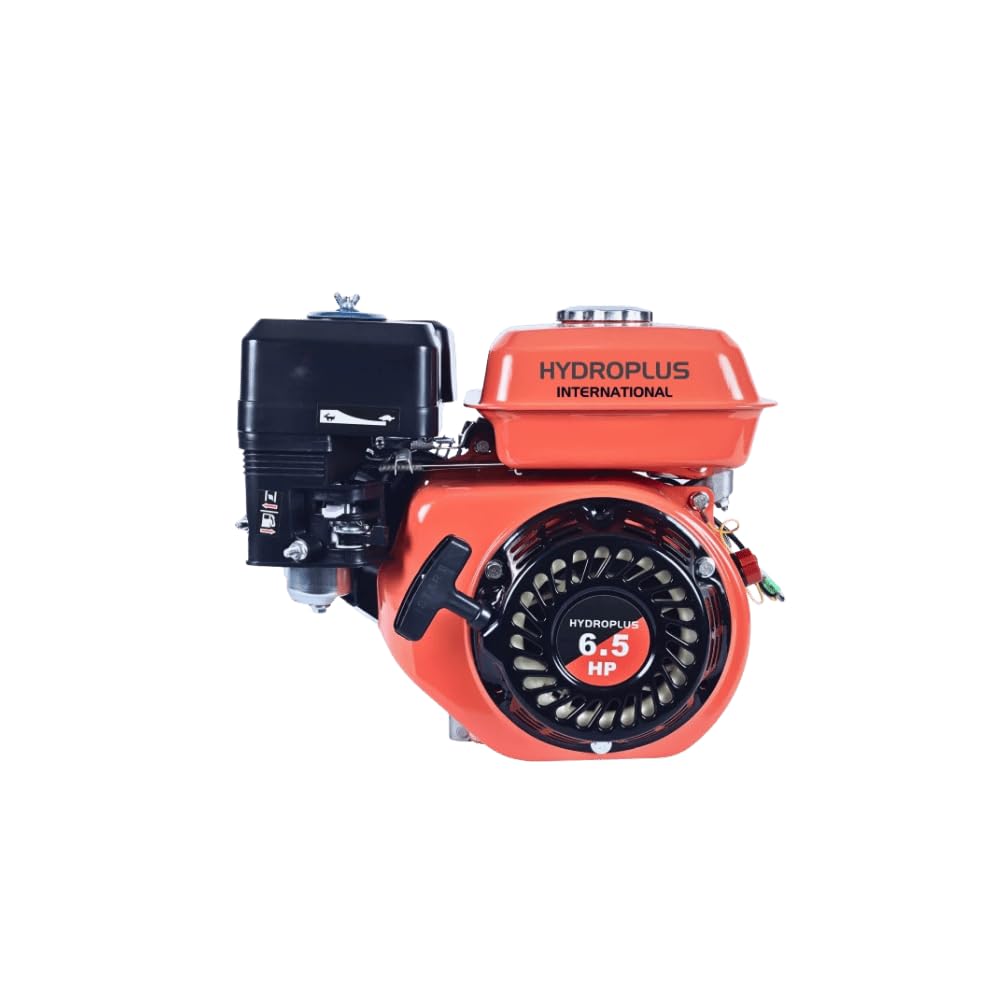 HYDROPLUS Gasoline Engine (HYDROWP), 6.5 HP, 196 CC, 4 Stroke Petrol Engine, 3600 RPM Heavy Duty Power Engine-image-49