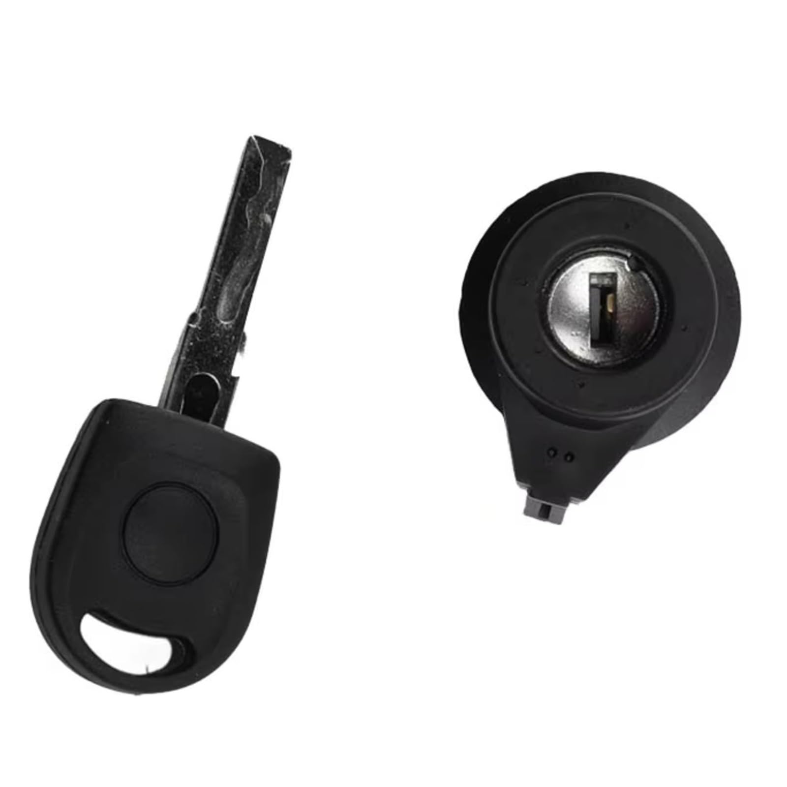 Ignition Lock Cylinder Compatible with VW for Polo for Sharan for Tiguan Switch Lock Barrel Cylinder Ignition Key Set 8E0905855A 107905855CF 6L0905855D