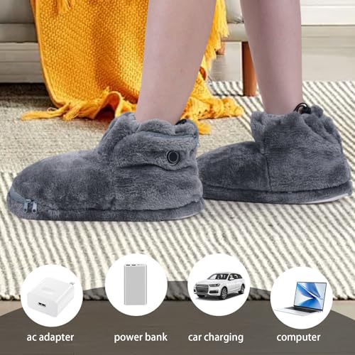 Botas térmicas eléctricas para mujer con 5 niveles de calor miniatura 4