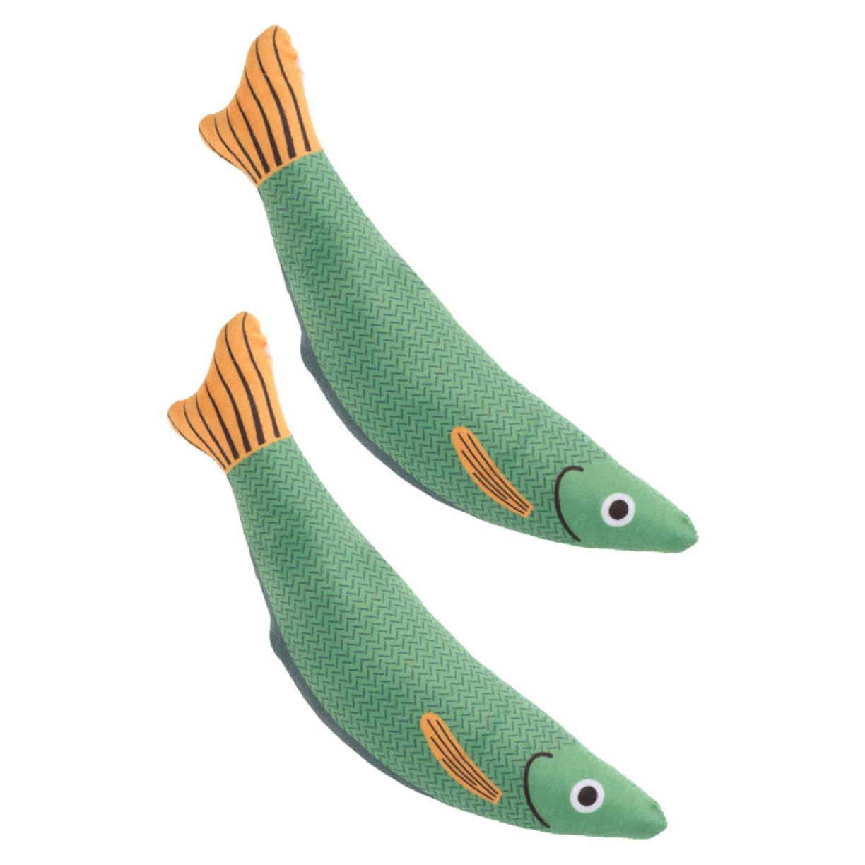 VANZACK 8pezzi Giocattoli Per Gatti Forma Di Pesce Giocattoli Catnip Interattivi Per Masticare e Divertimento Perfetti Per Gatti Indoor Resistente e Sicuro