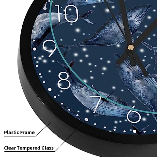 Horloge murale silencieuse contre les insomnies déco ciel étoilé