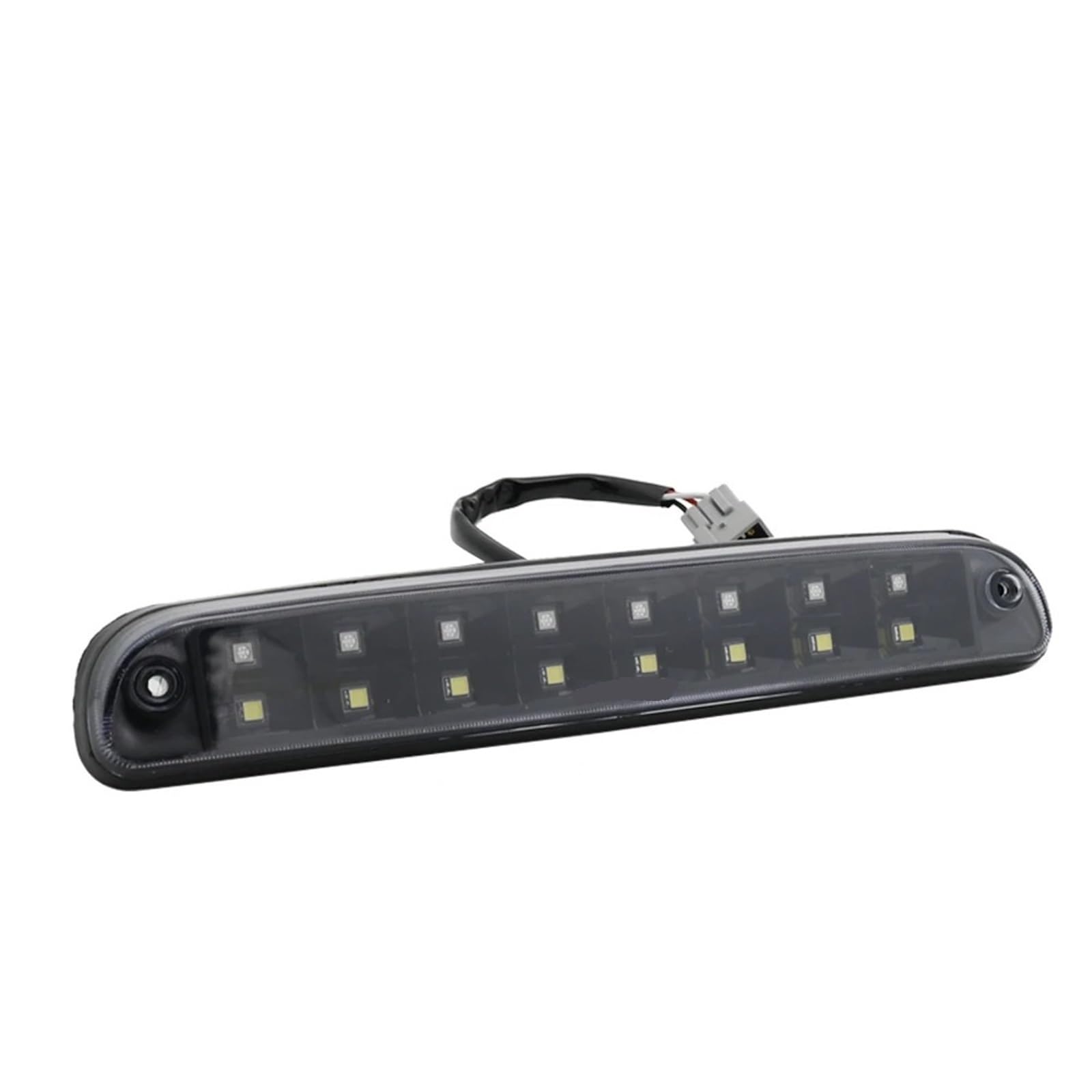 Terceras luces de freno del coche Lámpara de luz trasera LED freno alto resistente al agua para techo carga tercera(Clear)