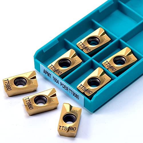 10 piezas insertos CNC APMT1604 PDER TT9080 carburo miniatura 4