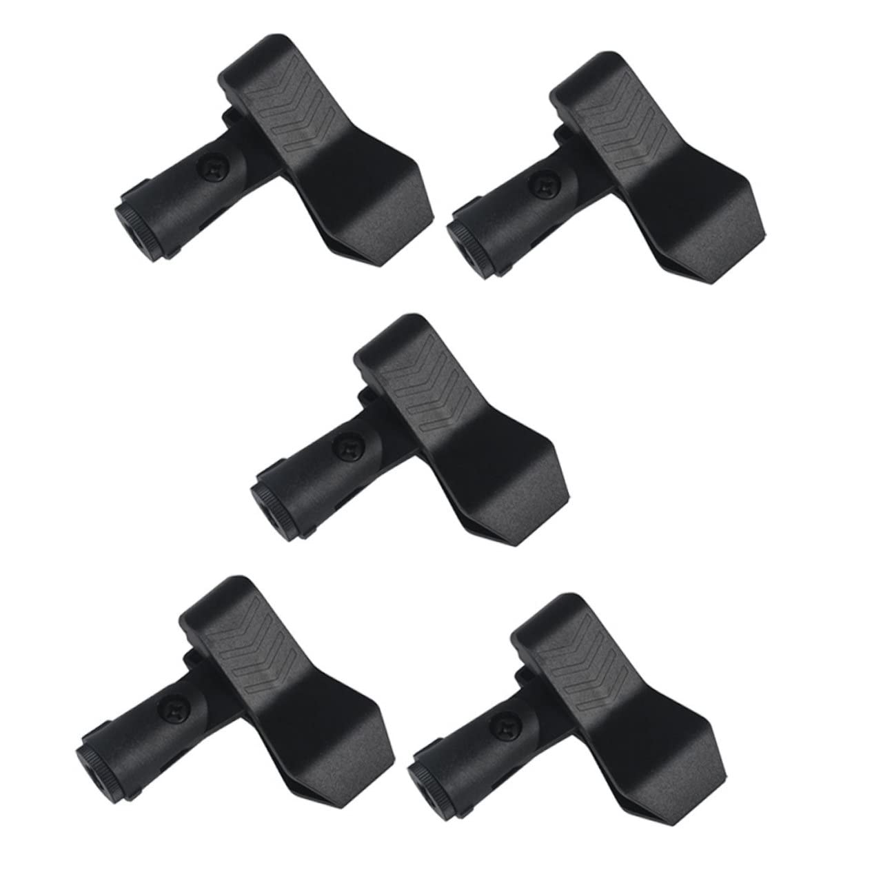 BESPORTBLE 5Pcs Microphone Clips Durable Mic Stand Holders for Easy Onstage Use Lightweight and Practical Microphone Holders for Recording Gaming and Streaming