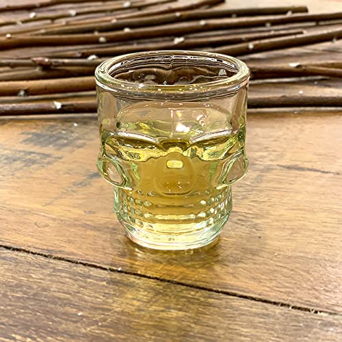 Geral COPO P/SHOT DE VIDRO CAVEIRA ROCK STYLE 50ml