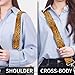 AIOGPD Purse Strap Replacement Crossbody, 3.8cm Wide Shoulder Strap Adjustable Replacement Belt Gold Buckle, Handbag Crossbody Bag Strap Luxury Gold Pattern