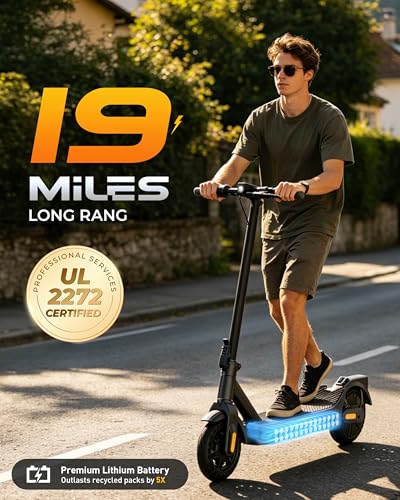Electric Scooter with Detachable Battery