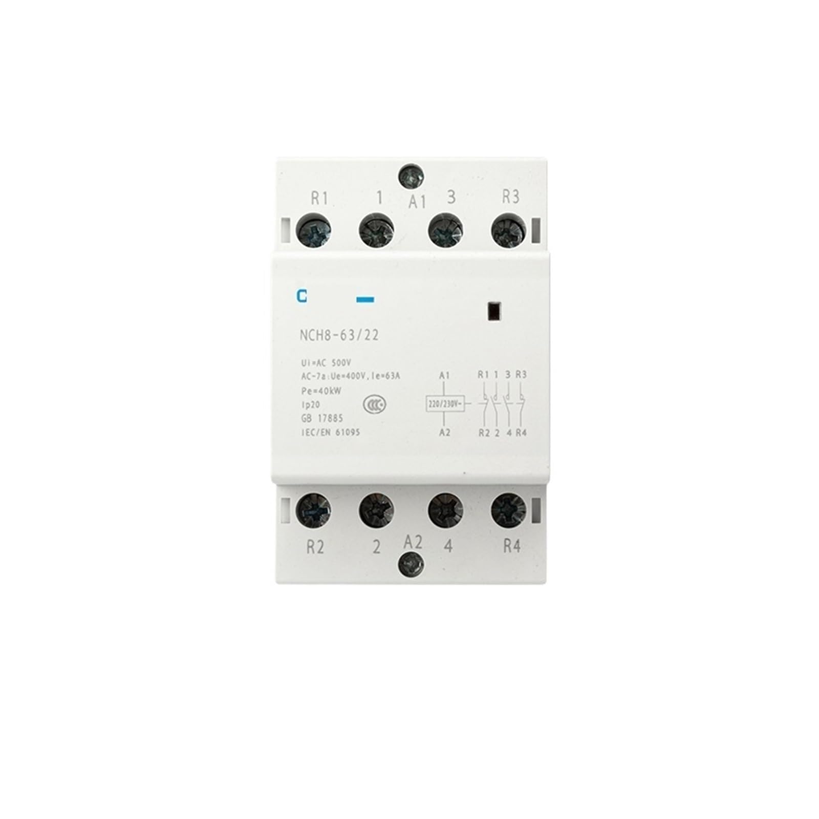 Contacteur ca modulaire NCH8 63A pour sécuriser vos circuits électriques - 2
