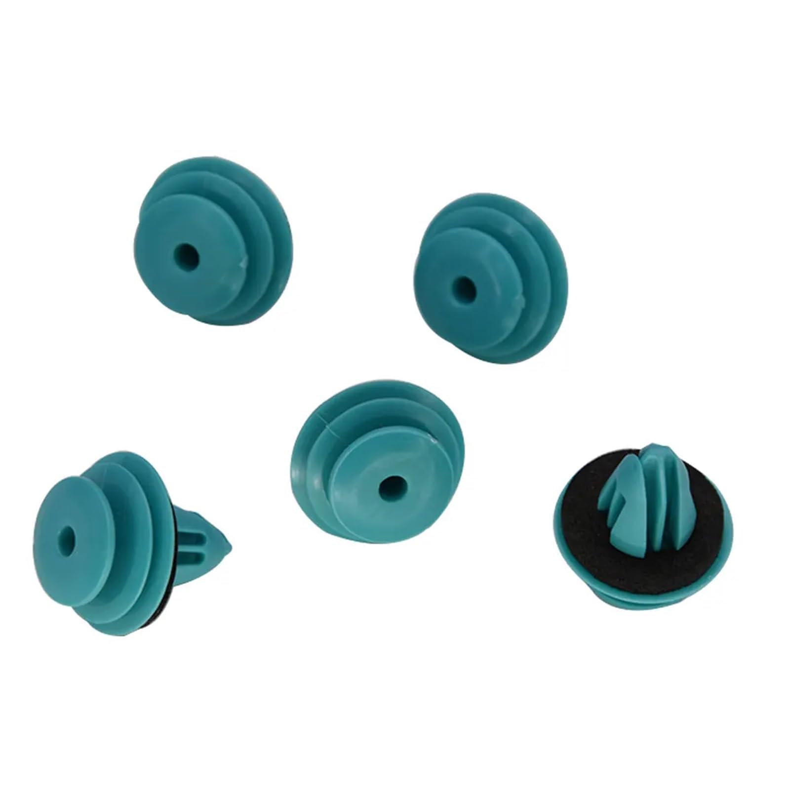 KXFVYNE 10PCS 25PCS 100PCS Door Panel Clip with Seal Ring Fastener Rivet Bumper Retainer Car Interior Retaining Accessories(10PCS)