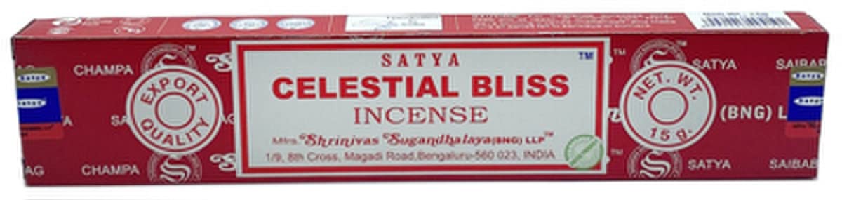 Black Leaf Satya Supreme Incense Sticks | Aroma 'Celestial Bliss' | 180 g | Sandalwood