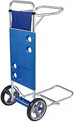 Mor - Carrinho de Praia em Alumínio com Avanço para Caixa Térmica Azul