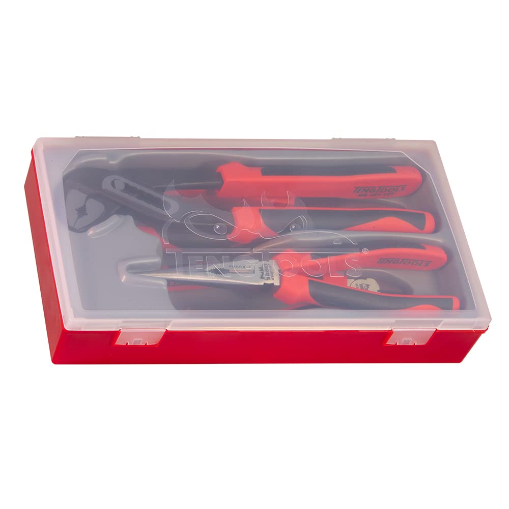 Tengtools TT440-T - Juego de 4 alicates Mega Bite con mangos de TPR