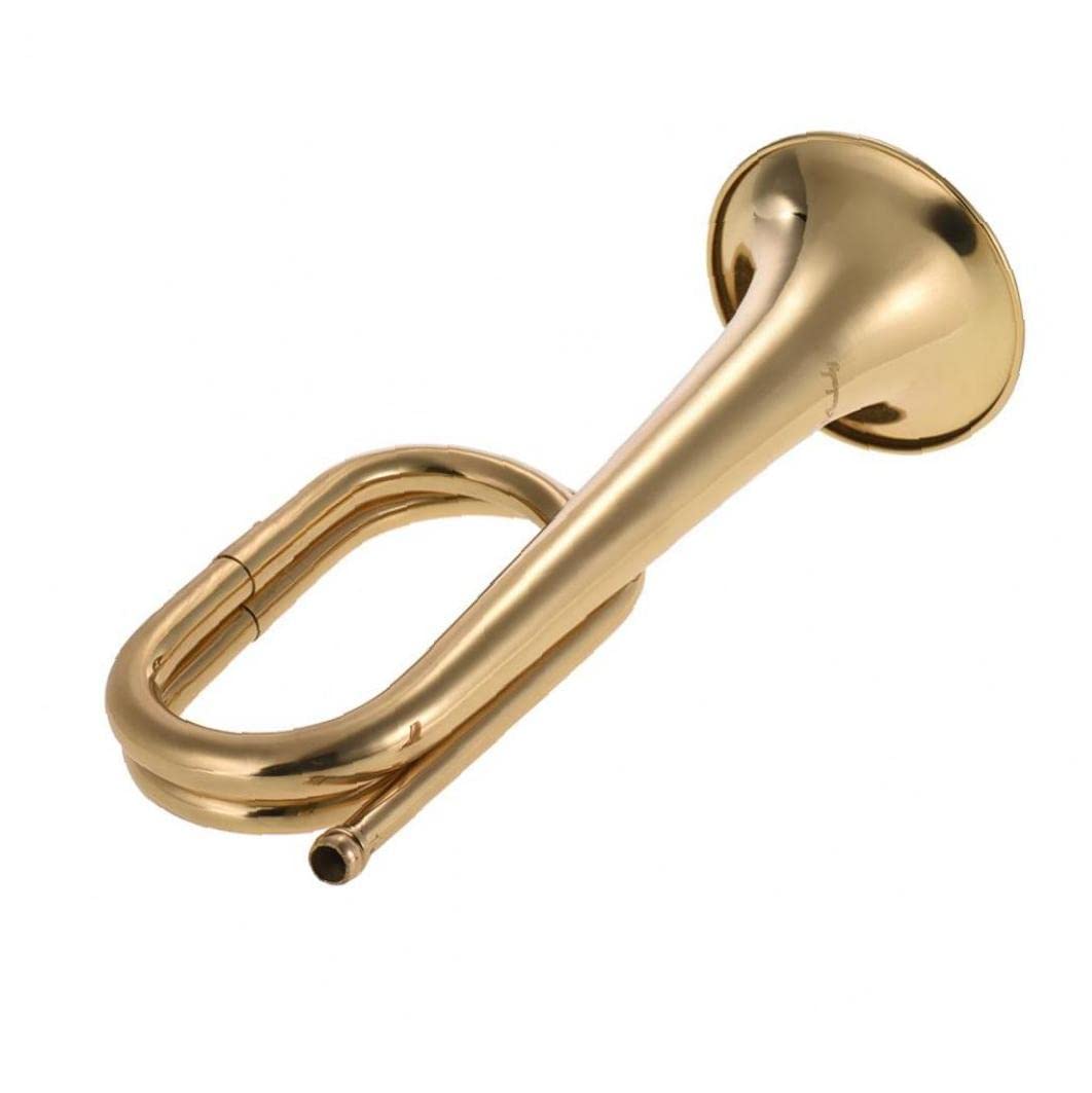 Instrumento De Latón De Cuerno De Caballería De Trompeta De Bugle Llame para Banda B De Escuela B Flat
