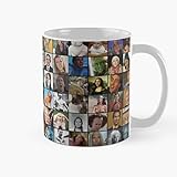 Nicolas Funny Meme Cage Pattern - Nicolas Funny Meme Cage - Nick Cage Nic Cage Classic Mug