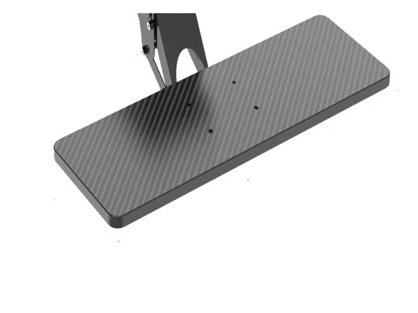 RGOEMHJ Adjustable Ergonomic Keyboard Tray Under Desk Mount Suitable for typing(Black,High 75CM)