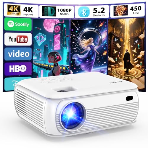 X6 Native 1080P 450ANSI Smart Projector