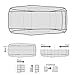 Motor Trend All Season WeatherWear 1-Poly Layer Snow proof, Water Resistant Car Cover Size XL1 - Fits up to 210