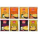 VIFON Instant Noodle Soup . Variety Flavor 8 pack (2 x hot crab, 2 x hot shrimp, 2 x golden chicken,...