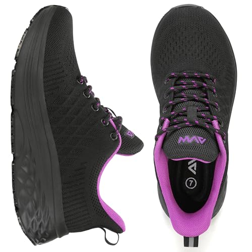 Image of AVW Womens Non Slip Work Shoes Water Resistant Walking Sneakers Food Service Chef Kitchen Shoes