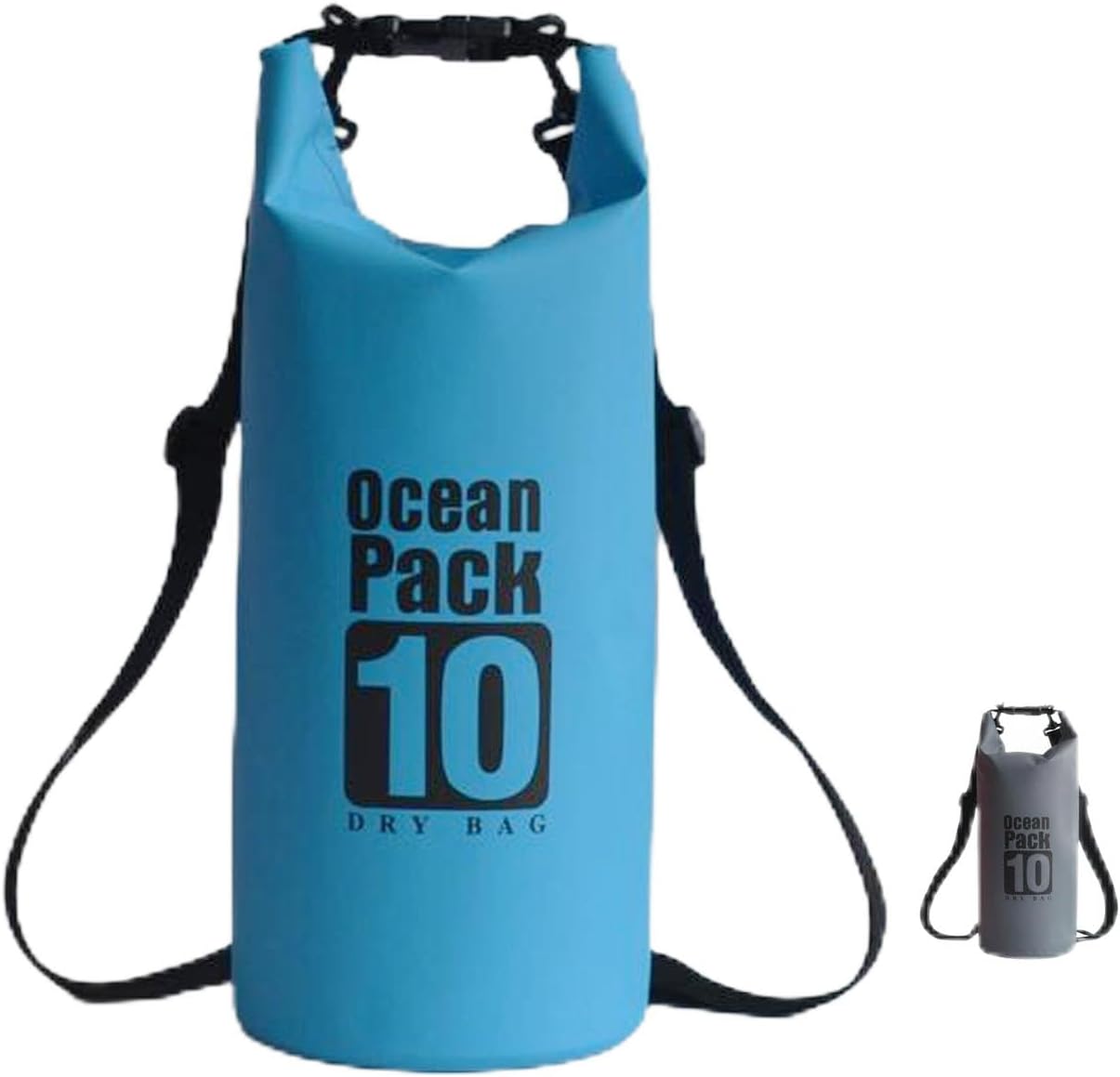 Floating Waterproof Dry Bag Backpack 5L/10L/20L, Roll Top Sack for Kayaking, Rafting, Boating, Swimming, Camping, Hiking, Beach, Fishing (Blue, 10L) Floating Waterproof Dry Bag Backpack 5L/10L/20L, Roll Top Sack for Kayaking, Rafting, Boating, Swimming, Camping, Hiking, Beach, Fishing (Blue, 10L)